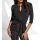 Designer-Shirt m. Zierelement, schwarz