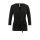 Designer-Shirt m. Zierelement, schwarz