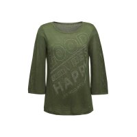 Lyocell-Pullover m. Glitzersteinchen, khaki