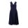 Corsagen-Chiffon-Spitzenkleid, nachtblau
