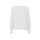Designer-Bluse m. Schulterpolstern, ecru