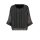 Designer-Druckbluse, schwarz-elfenbein
