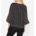 Designer-Druckbluse, schwarz-elfenbein
