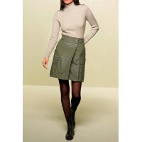 Designer-Rollkragenpullover m.Zierknöpfen, sand