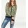 Designer-Druckstrickjacke, gelb-bunt