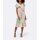 Print jersey dress, rosé-jade