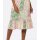 Print jersey dress, rosé-jade
