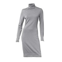 Designer-Strickkleid, grau-melange