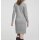Knit dress, grey blend