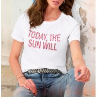 Shirt mit Schriftzug, weiß