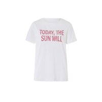 Shirt mit Schriftzug, weiß