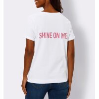 Shirt mit Schriftzug, weiß