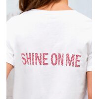 Shirt mit Schriftzug, weiß