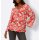 Jersey-Bluse m. Printdessin, koralle-mint