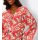 Jersey-Bluse m. Printdessin, koralle-mint