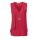 Blouse top with necklace, red
