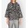 Designer-Sweatshirt, grau-fuchsia-bedruckt