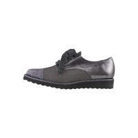 Buty sznurowane, kolor srebrny - szary