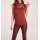 Lace top, rust brown