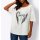 Slip blouse with print, white