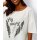 Slip blouse with print, white