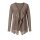 Cardigan with lace, taupe