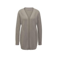 Merino-Kaschmir-Longstrickjacke, taupe