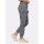 Print trousers, khaki-black-multicolour