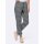 Print trousers, khaki-black-multicolour