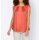 Designer-Seidenbluse, koralle