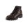 Leather booties, brown-black