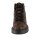 Leather booties, brown-black