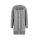 Cardigan with hood, grey-silver