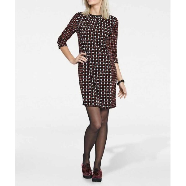 Designer-Druckkleid, bunt