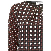 Designer-Druckkleid, bunt