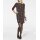 Designer-Druckkleid, bunt