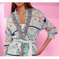 Jacquard cardigan, multicolour