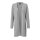 Feinstrickjacke, silbergrau
