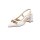 Leder-Slingpumps, weiß