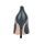 Designer-Pumps, petrolblau