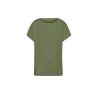 Kurzarmbluse, khaki