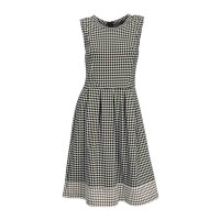 Kleid, offwhite-schwarz