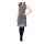 Kleid, offwhite-schwarz