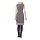 Kleid, offwhite-schwarz