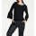 Sweater with flounces, black