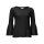 Sweater with flounces, black
