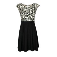 Designer-Optimizer-Prinzesskleid, schwarz-creme