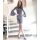 Velvet dress, silver grey