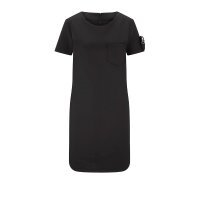 Jersey dress with pockets, black