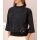 Designer-Sweatshirt m. Tasche, schwarz